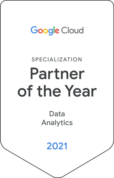 Google Cloud Partner del año analytics