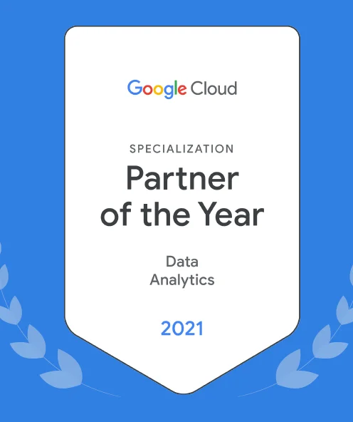 Caso de éxito Google Cloud Partner del año Award